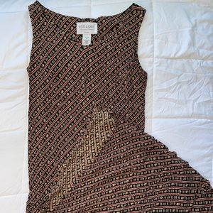 Patterned villager dress, 8 petite